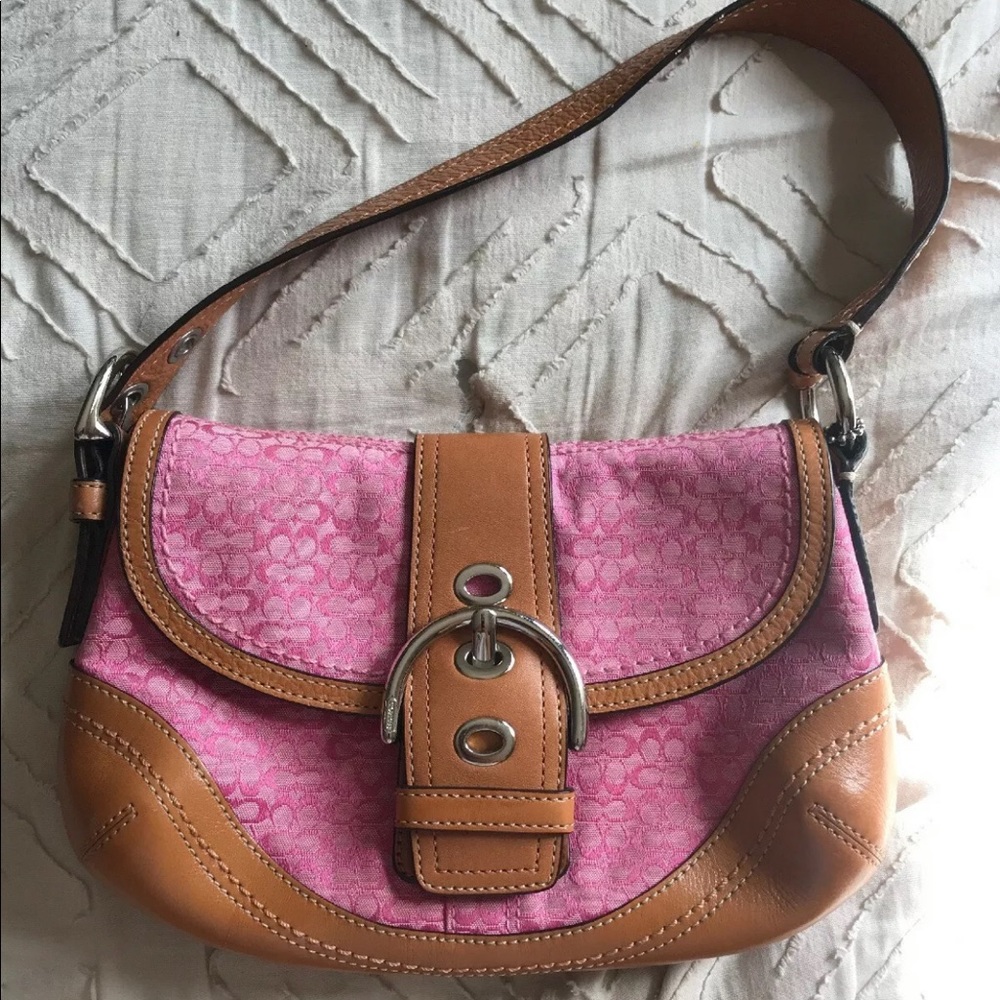 Coach Pink Small Handbag - Perfect Condition